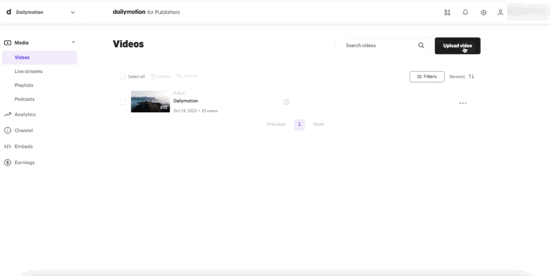 upload new flow