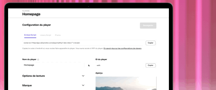 Player Config monétisation