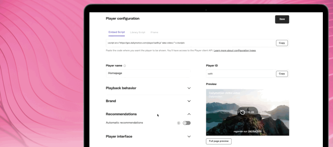 Automatic Recommendations