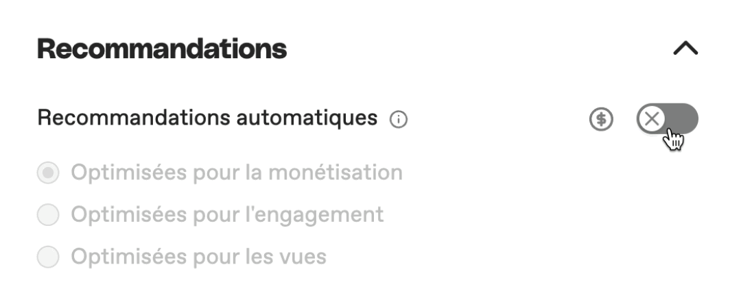 Recommandations Automatiques améliorées par IA
