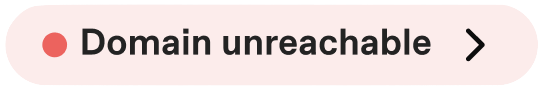 app domain unreachable