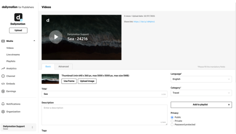 Dailymotion Videos React Player Unable To Start Playing Dailymotion,