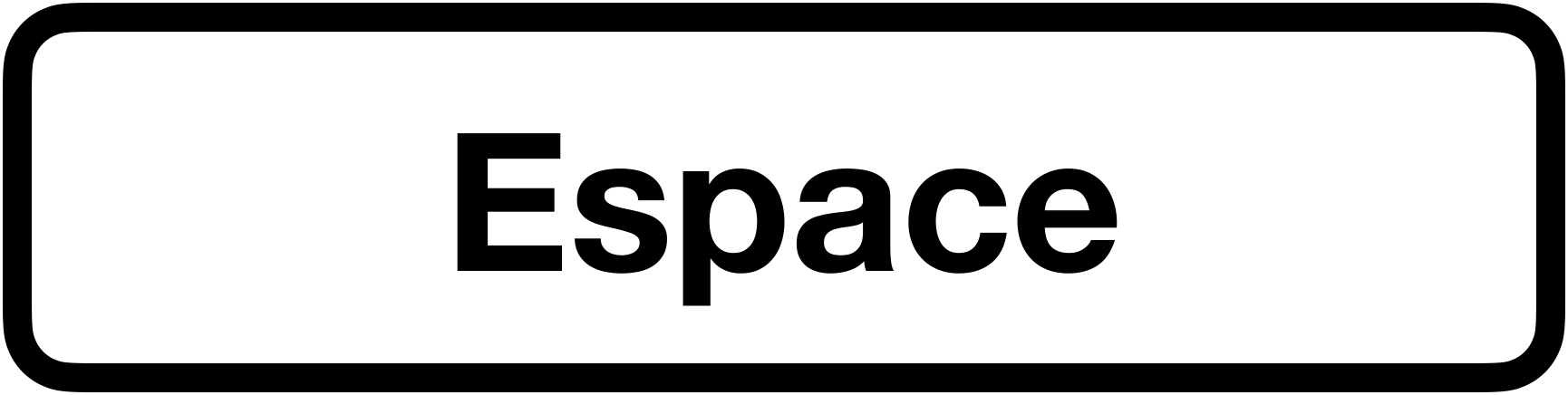 touche espace
