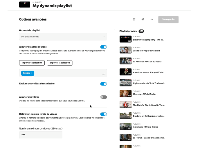 upload date relative filtre
